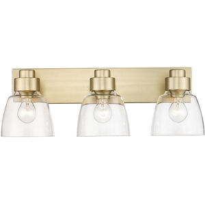 Remy 3 Light 25 inch Brushed Champagne Bronze Vanity Light Wall Light